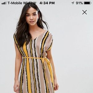 Orion Lottie stripe maxi dress